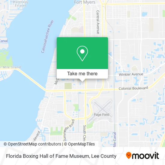 Mapa de Florida Boxing Hall of Fame Museum