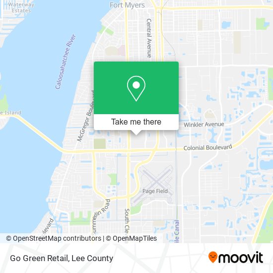Go Green Retail map