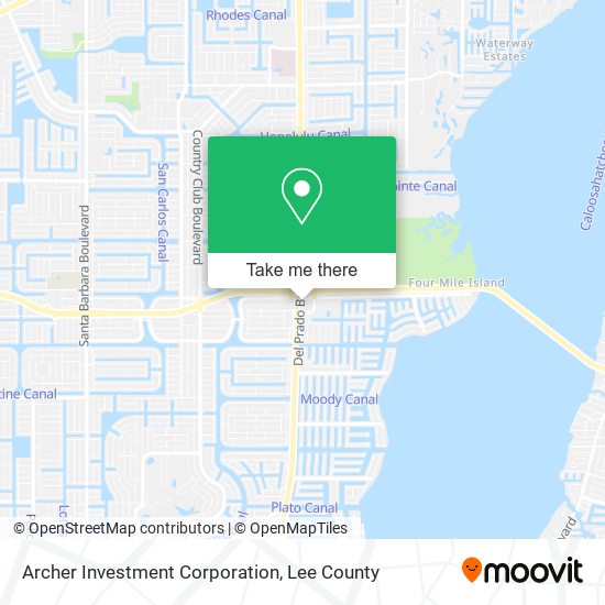 Archer Investment Corporation map