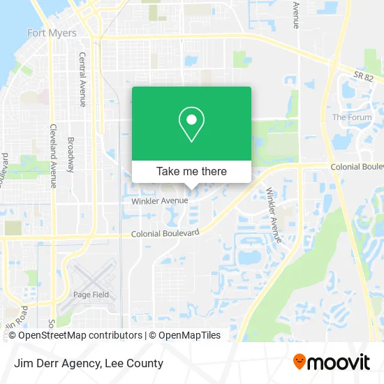 Jim Derr Agency map