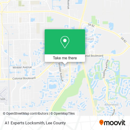 Mapa de A1 Experts Locksmith