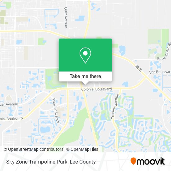 Sky Zone Trampoline Park map