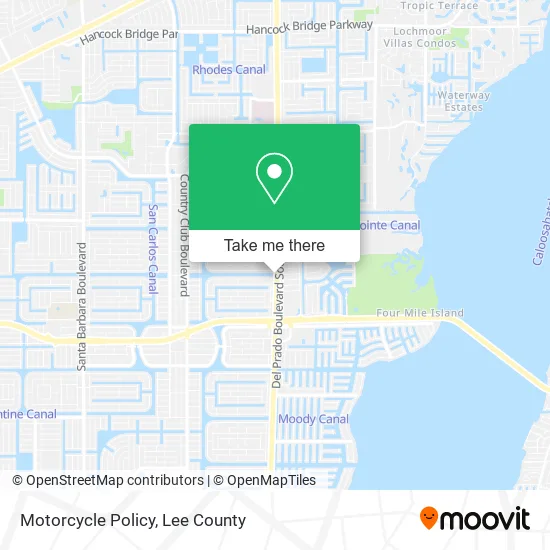 Motorcycle Policy map