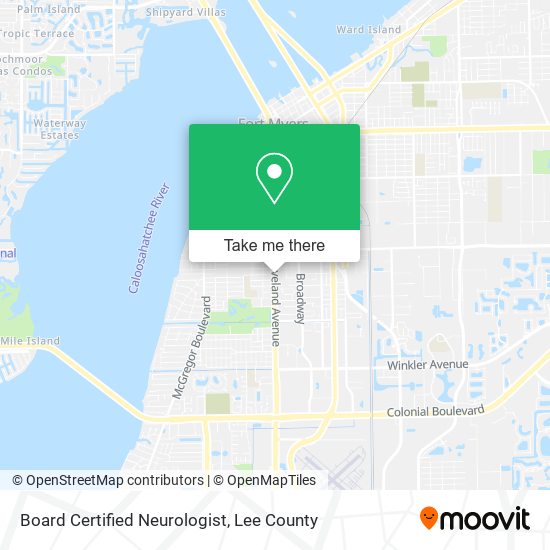 Board Certified Neurologist map