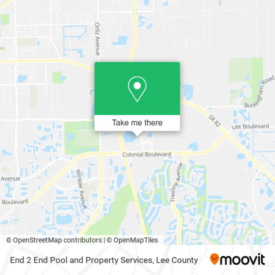 Mapa de End 2 End Pool and Property Services