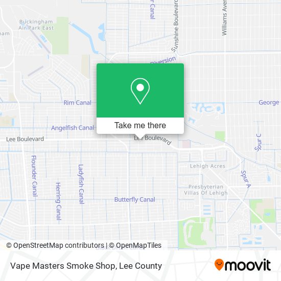 Mapa de Vape Masters Smoke Shop