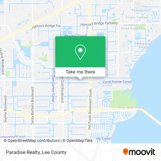 Paradise Realty map