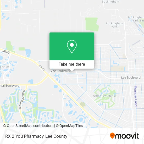 RX 2 You Pharmacy map