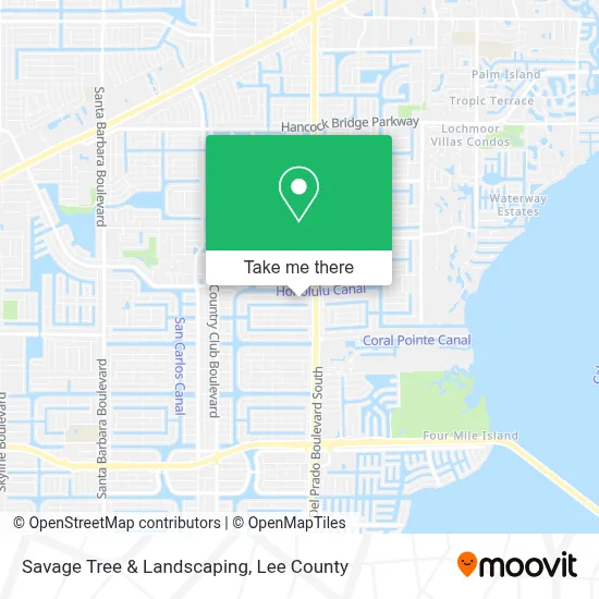 Savage Tree & Landscaping map