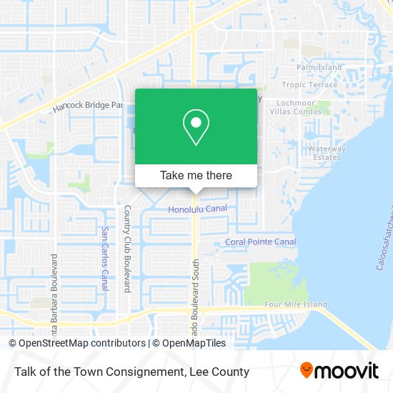 Talk of the Town Consignement map