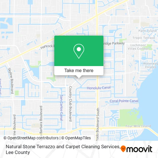 Natural Stone Terrazzo and Carpet Cleaning Services map