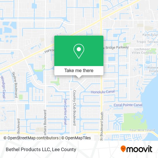 Bethel Products LLC map