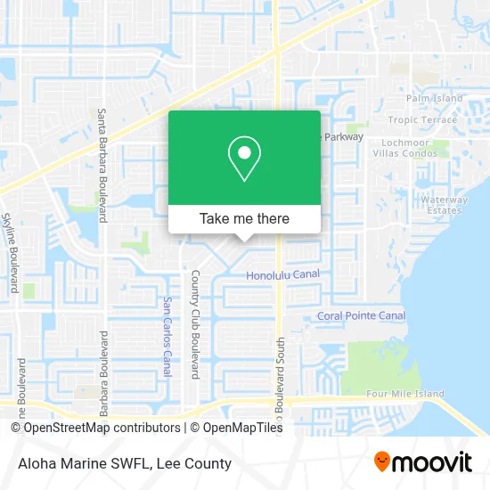 Aloha Marine SWFL map
