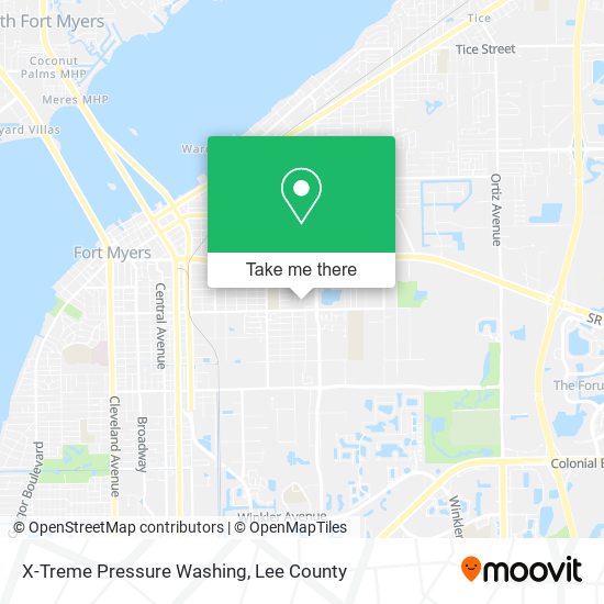 Mapa de X-Treme Pressure Washing
