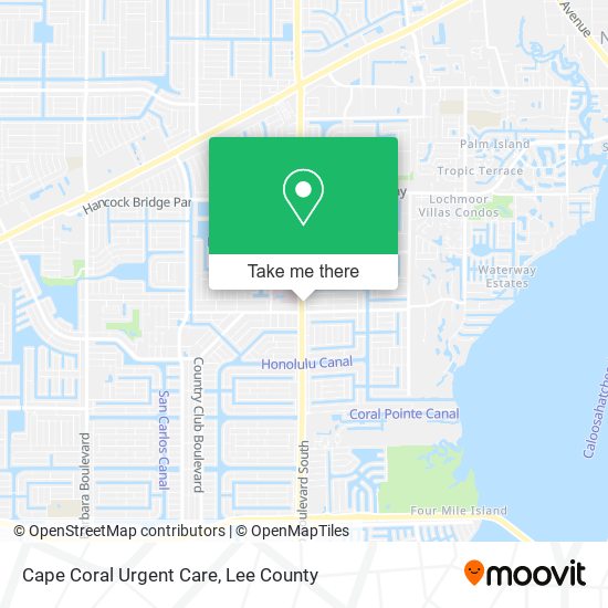 Mapa de Cape Coral Urgent Care