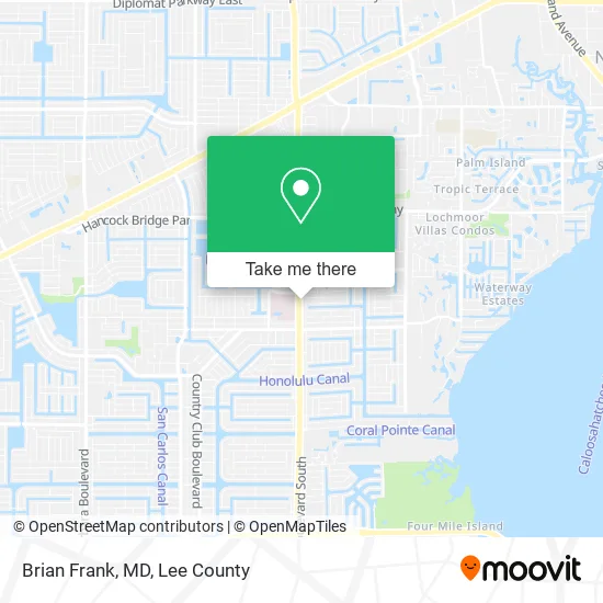 Brian Frank, MD map