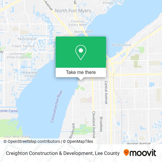 Creighton Construction & Development map