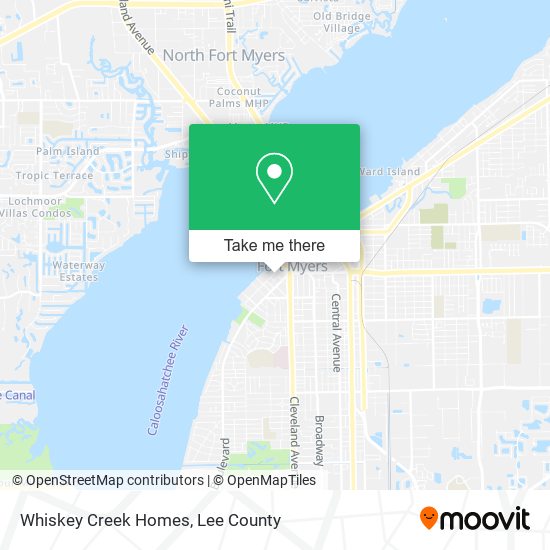 Whiskey Creek Homes map