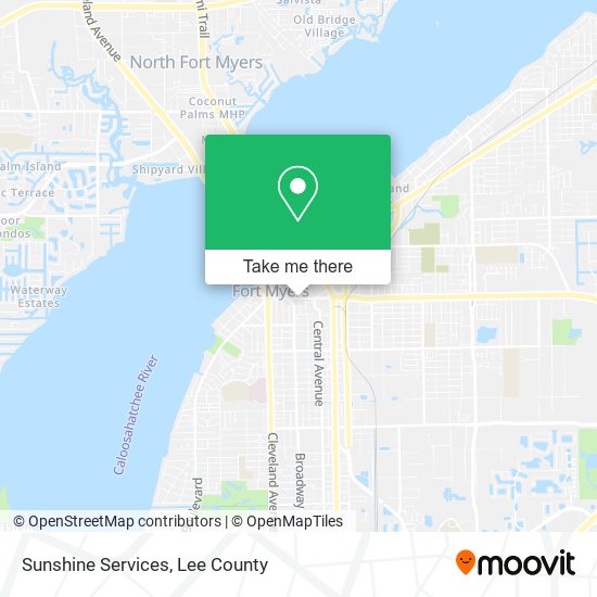 Sunshine Services map