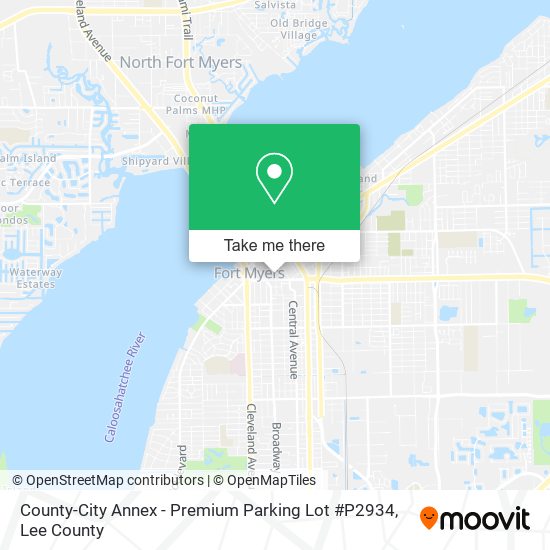 Mapa de County-City Annex - Premium Parking Lot #P2934