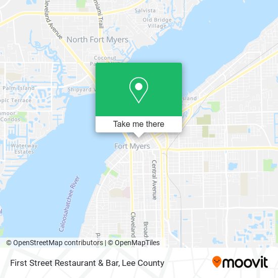 First Street Restaurant & Bar map
