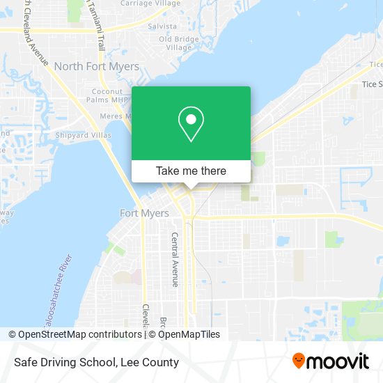Safe Driving School map