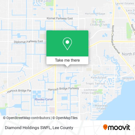 Diamond Holdings SWFL map