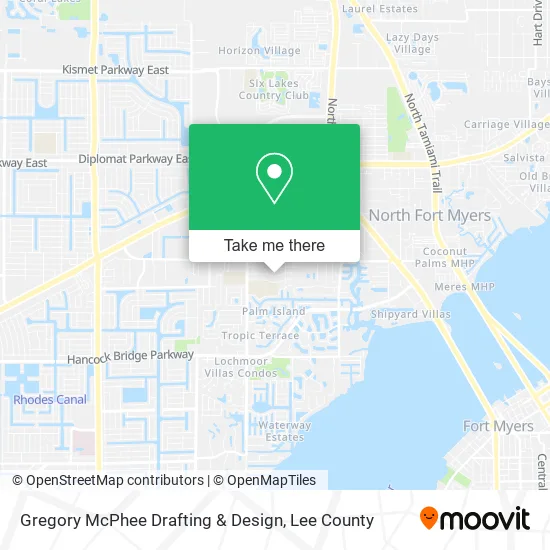 Gregory McPhee Drafting & Design map