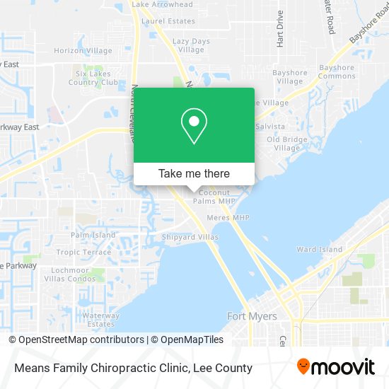Mapa de Means Family Chiropractic Clinic
