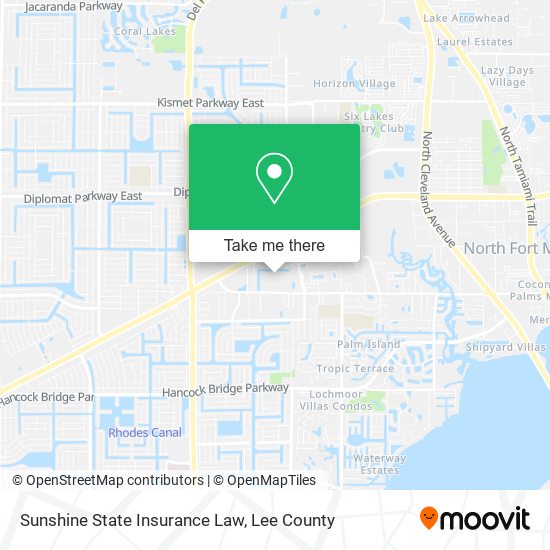 Mapa de Sunshine State Insurance Law