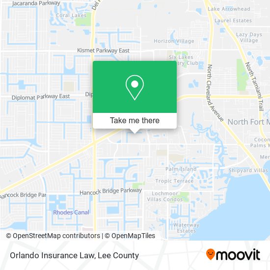 Orlando Insurance Law map
