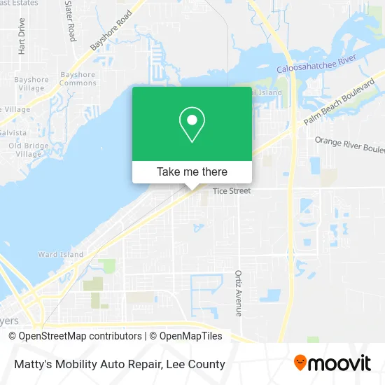 Matty's Mobility Auto Repair map