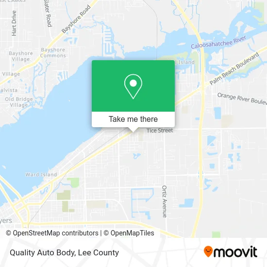 Quality Auto Body map