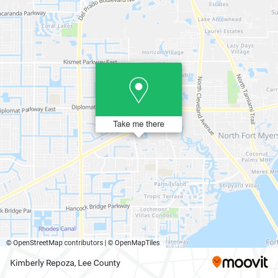 Kimberly Repoza map