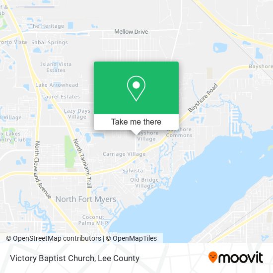 Victory Baptist Church map