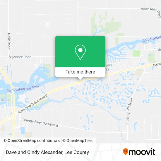 Dave and Cindy Alexander map