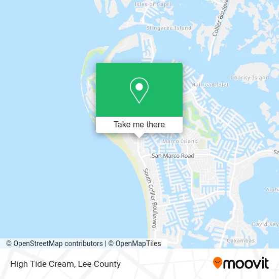 High Tide Cream map