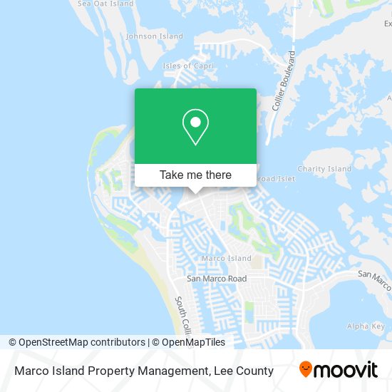 Mapa de Marco Island Property Management