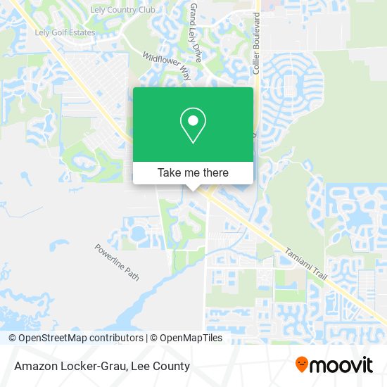 Amazon Locker-Grau map