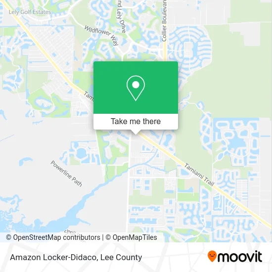 Amazon Locker-Didaco map