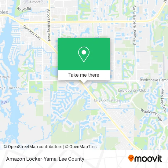 Amazon Locker-Yama map