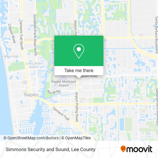 Mapa de Simmons Security and Sound