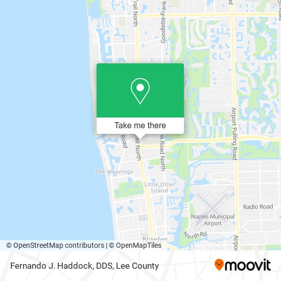 Fernando J. Haddock, DDS map