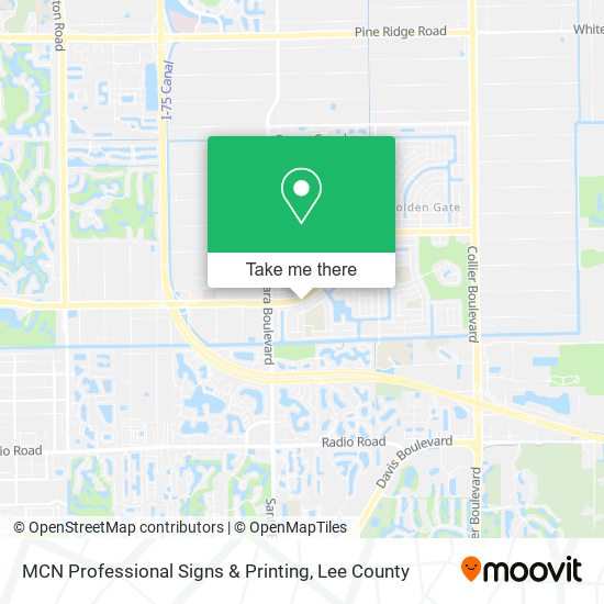 Mapa de MCN Professional Signs & Printing
