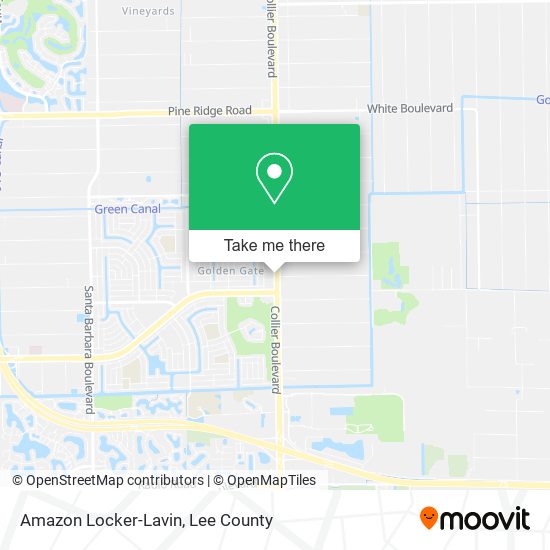 Mapa de Amazon Locker-Lavin