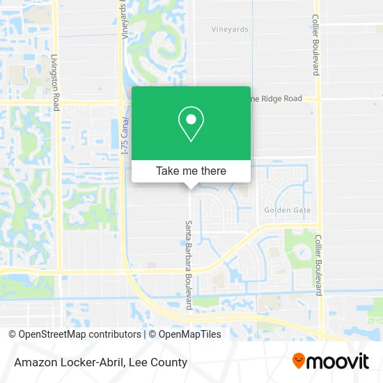 Amazon Locker-Abril map