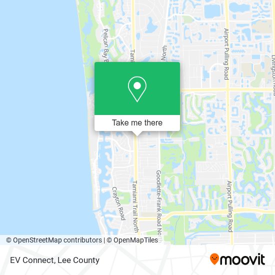 Mapa de EV Connect