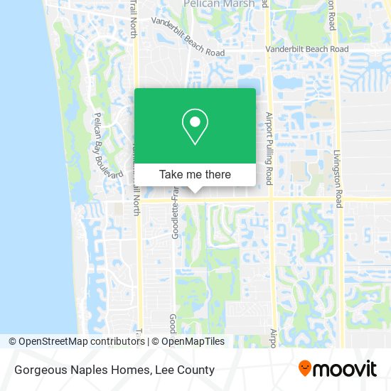 Gorgeous Naples Homes map