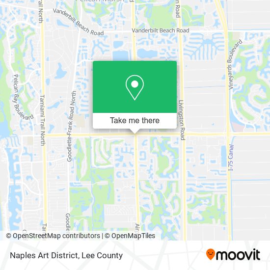 Naples Art District map