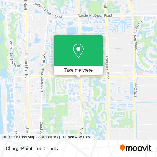 Mapa de ChargePoint